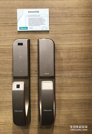 海信融合多項領先科技 推出了博睿系列智能門鎖SL920