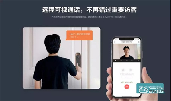 螢石視頻智能鎖DL20VS全新上市：內(nèi)置200萬高清大廣角攝像頭，實現(xiàn)5米高清夜視
