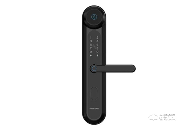 鴻雁IHM1001智能鎖：將指紋植入把手之中，使用頂級半導體指紋模組