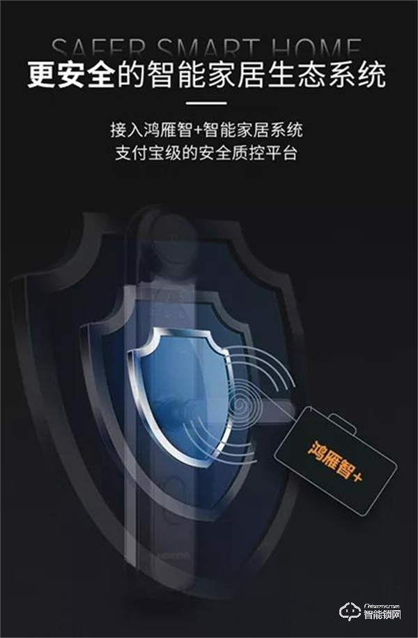 鴻雁IHM1001智能鎖：將指紋植入把手之中，使用頂級半導體指紋模組