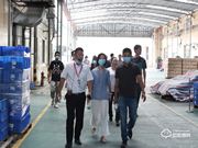 質量標桿企業參觀學習交流團蒞臨櫻花智能鎖總部考察交流