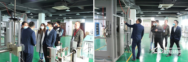 佳兆業科創集團領導一行蒞臨櫻花智能鎖參觀考察 佳兆業科創集團領導一行蒞臨櫻花智能鎖參觀考察