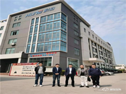 初到科技領(lǐng)導(dǎo)一行蒞臨科裕智能鎖參觀交流