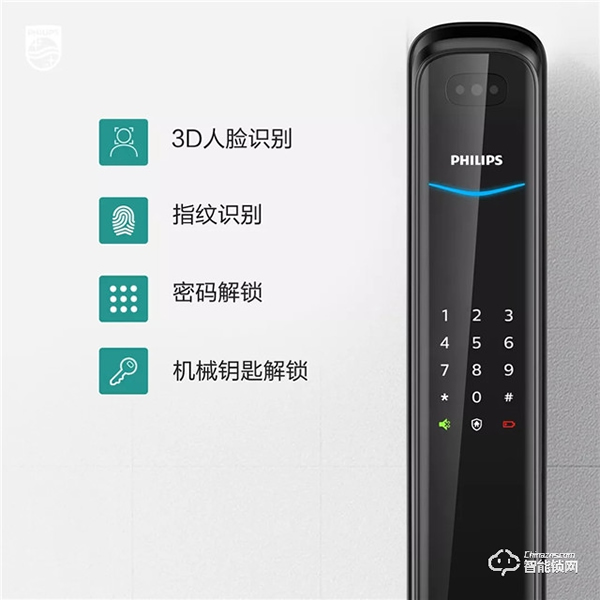 飛利浦智能鎖,解鎖智能美好生活 飛利浦智能鎖,解鎖智能美好生活