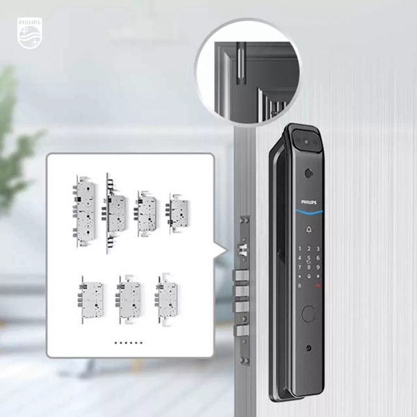 飛利浦智能鎖DDL708-V(P)-5HW可視智能鎖新品預售