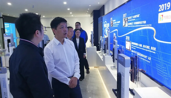 甌海區委副書記、區長曾瑞華一行視察因特