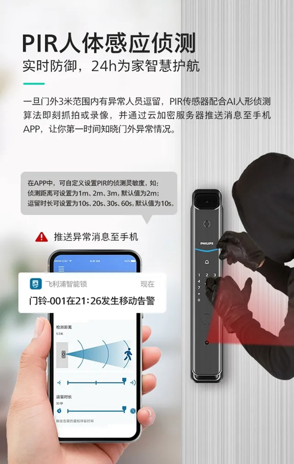 飛利浦DDL708-V-5HW可視智能鎖硬核來(lái)襲
