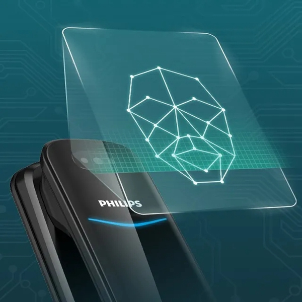 飛利浦智能鎖：刷臉時代 連開門都不用動手了