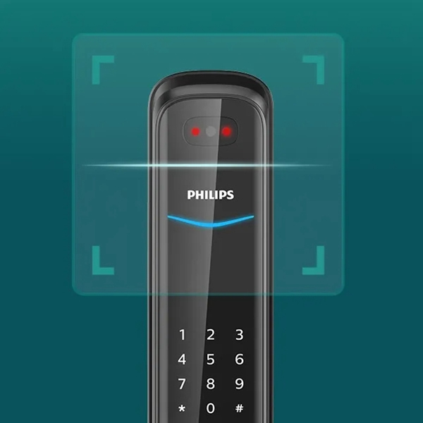 飛利浦智能鎖：刷臉時代 連開門都不用動手了
