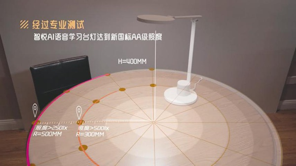 鴻雁智悅AI語音學習臺燈來了