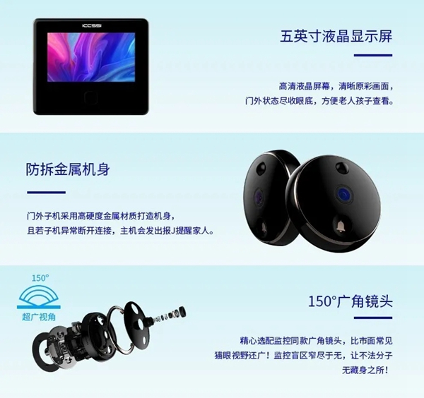 艾棲驚艷新品：視覺盛宴，M3智能貓眼初登場(chǎng)。