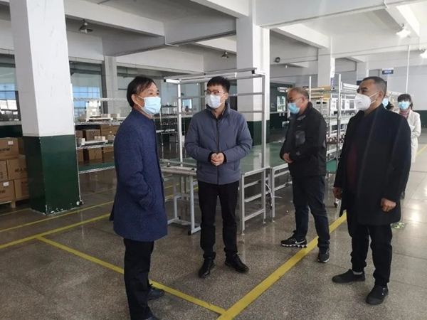 超人智能鎖迎市政協副主席林廣平現場調研指導復工復產