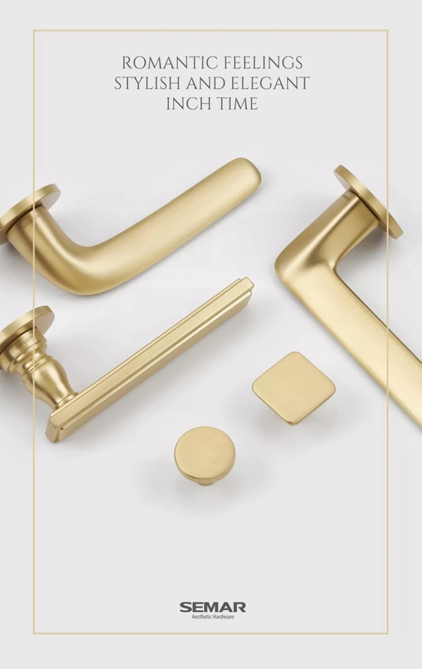  西瑪高端門鎖的太妃金， 盡顯home端裝優(yōu)雅百搭的魅力