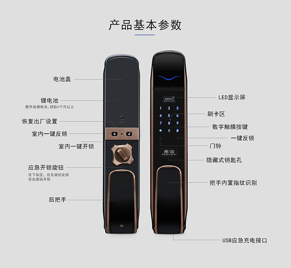 皇迪旗艦新品Q6L超薄IML智能鎖全球發布，引領行業新風尚