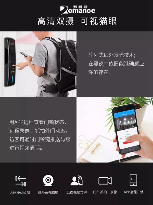 羅曼斯智能鎖為您打造智能家居新生活，進入智能時代