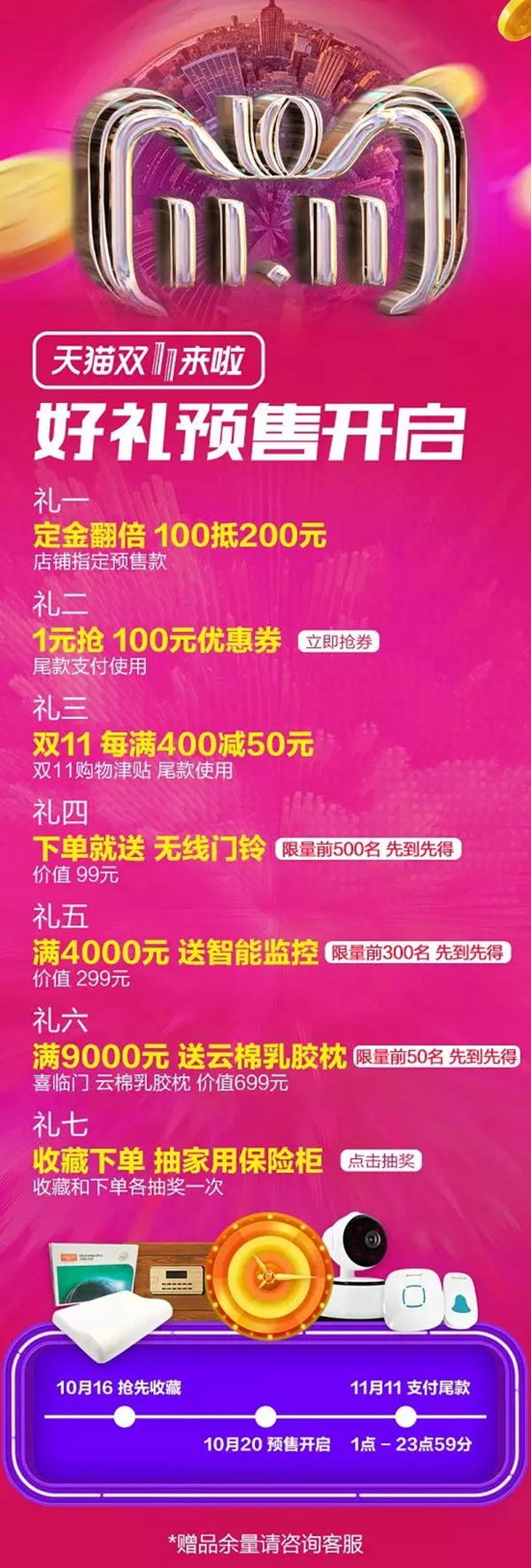 王力安防“雙十一”預售鉅惠，超值優(yōu)惠攻略你get了嗎？