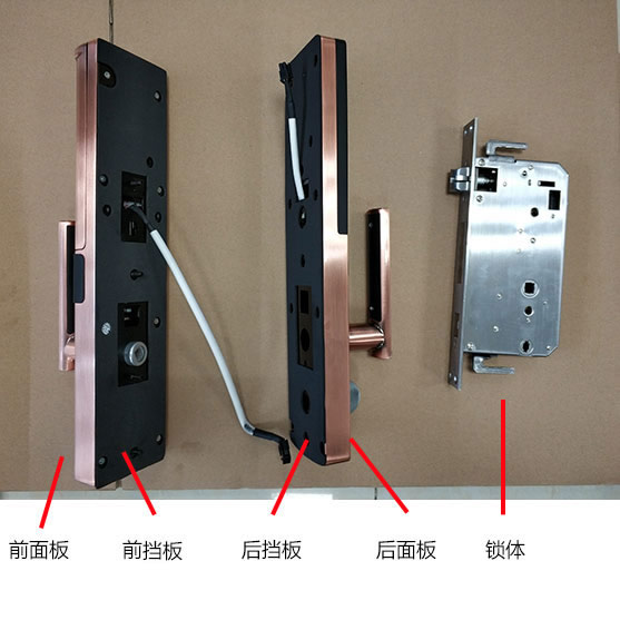 指紋鎖的后擋板指的什么？