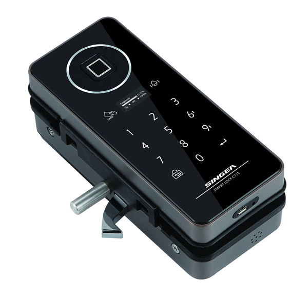 思歌玻璃門指紋鎖功能特點