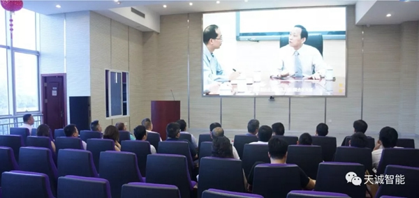 天誠智能鎖迎接上海市室內裝飾行業協會蒞臨考察!