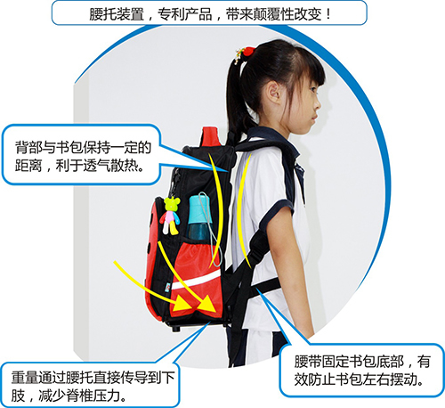 一款兒童安全書包，護脊還能防走失！