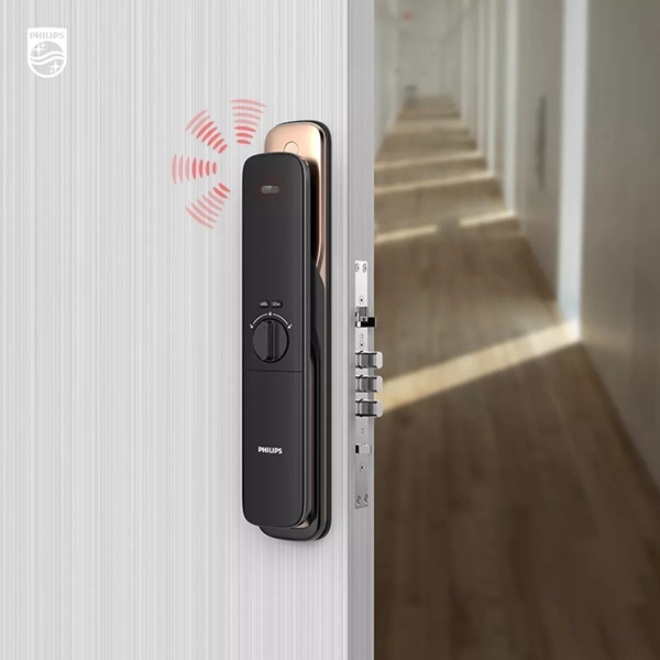 飛利浦智能鎖自動解鎖，一握即開