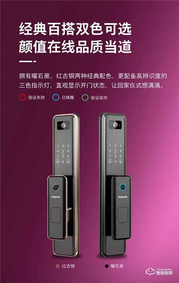 小程序遠(yuǎn)程解鎖！飛利浦DDL301可視智能鎖新品搶先看！