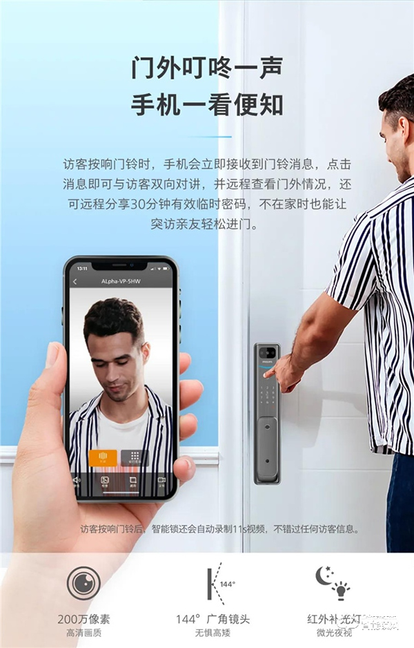 新一代α硬核升級!帶屏貓眼可視智能鎖Alpha-V(P)魅力登場! 新一代α硬核升級!帶屏貓眼可視智能鎖Alpha-V(P)魅力登場!