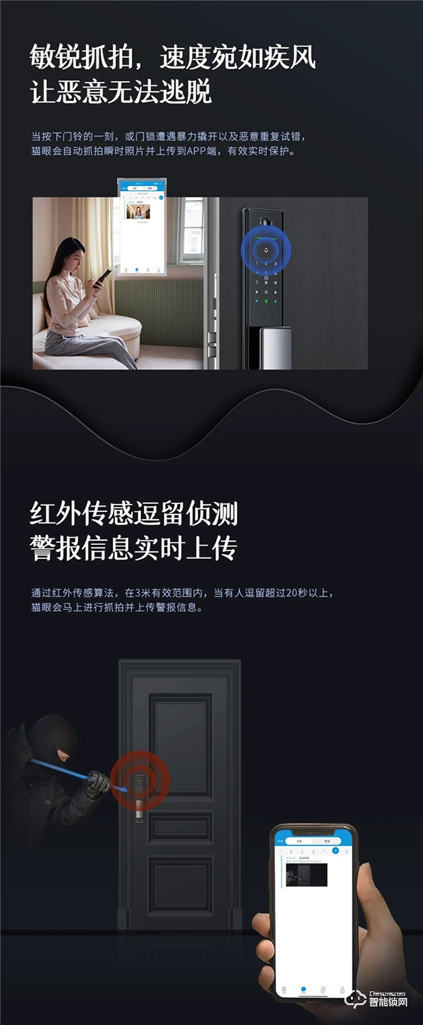 新品首發 | 智屏貓眼全自動智能鎖A5p震撼來襲！