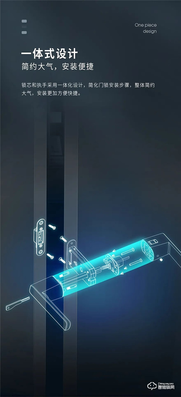 頂固隱系列一體式機械鎖|巧隱于門，和諧美觀