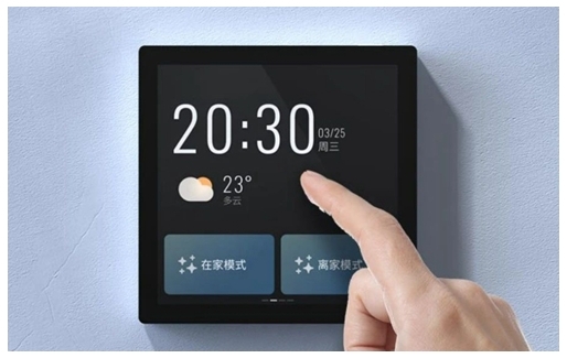 螢石中控屏SP4新版本，新增支持Y3000FVX系列雙攝門鎖