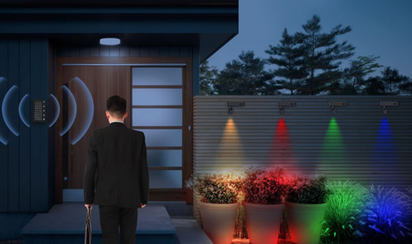 智能家居又一網紅新品：旭日東方SOLARAXY太陽能聯排射燈