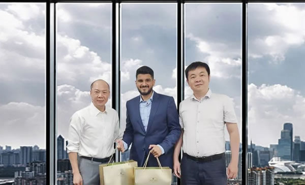 沙特市場合作伙伴到訪南京物聯(lián)智能鎖總部參觀_2