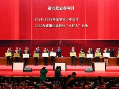 王力安防受到金華市委市政 府隆重表彰