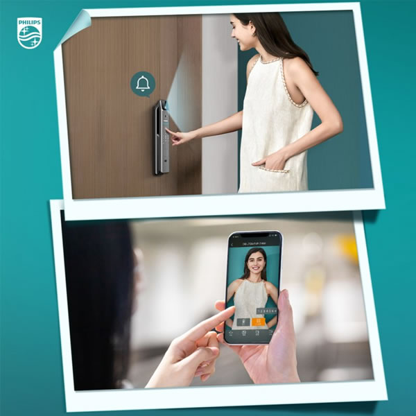 飛利浦智能鎖搭載大屏貓眼智慧守護！_4