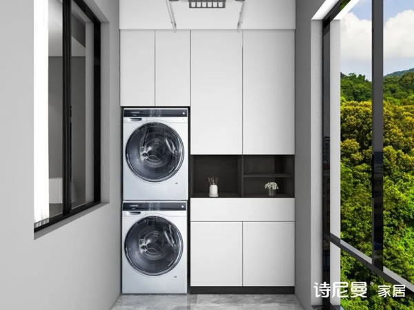 淺指智能鎖50個陽臺柜設計，滿足你所有需求足_18