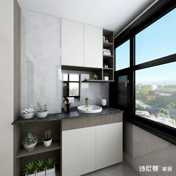 淺指智能鎖50個陽臺柜設計，滿足你所有需求足_24