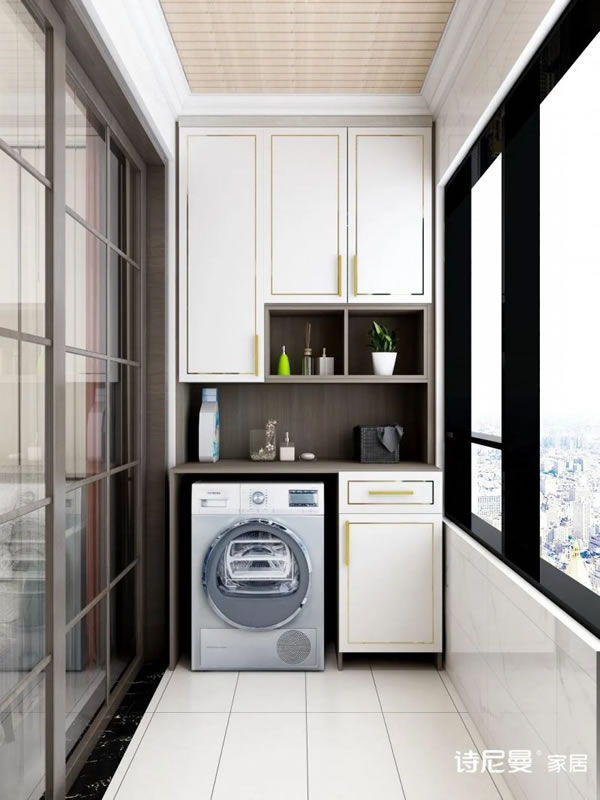 淺指智能鎖50個陽臺柜設計，滿足你所有需求足_30