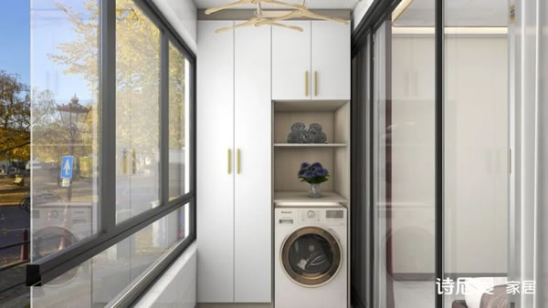 淺指智能鎖50個陽臺柜設計，滿足你所有需求足_34