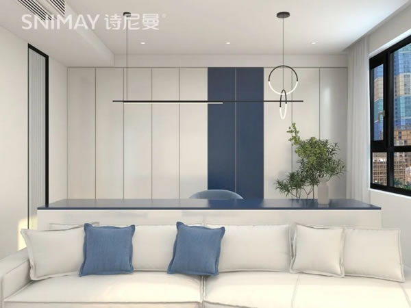 淺指智能鎖98㎡極簡兩居室，打造輕盈質(zhì)感家居_10