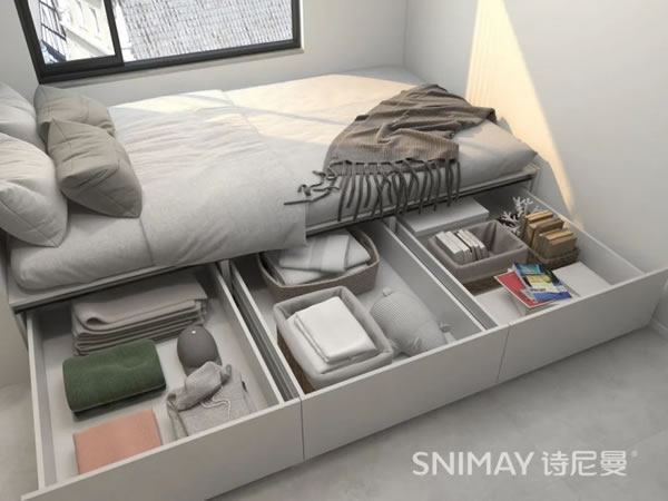 淺指智能鎖98㎡極簡兩居室，打造輕盈質(zhì)感家居_20