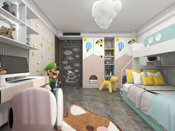 淺指智能鎖50款兒童房,讓孩子熱愛宅家生活!_52